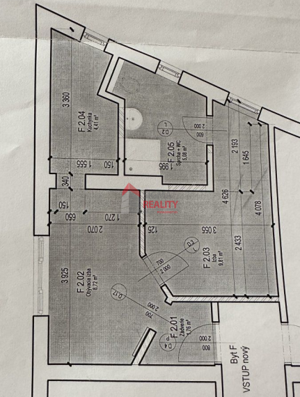 Predané - Predaj, atypický 1-izbový byt, Danišovce